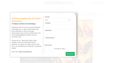 Desktop Screenshot of hammerstein-shop.com